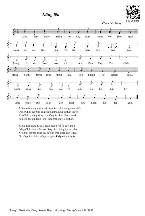 Dâng Lên - Phạm Liên Hùng