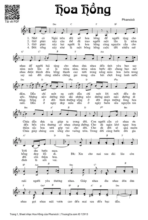 Hoa Hồng - Phanxicô