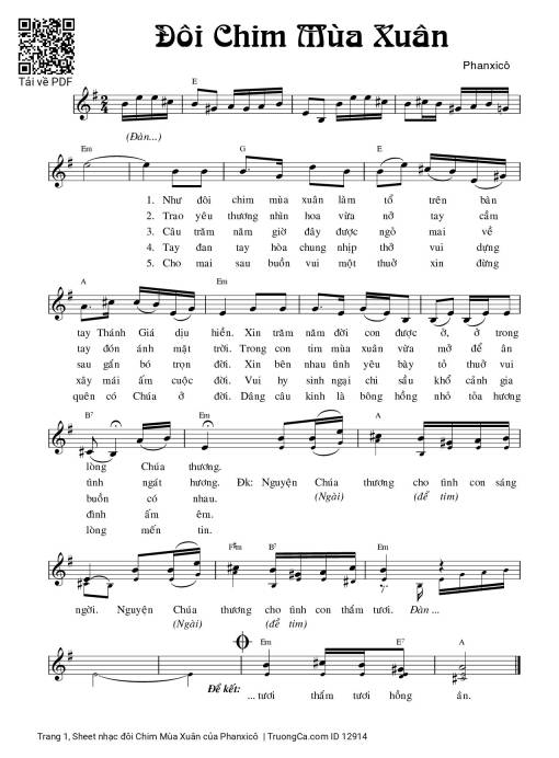 đôi Chim Mùa Xuân