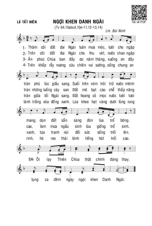 Thánh Vịnh 64, Ngợi Khen Danh Ngài