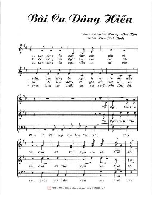 Bài Ca Dâng Hiến