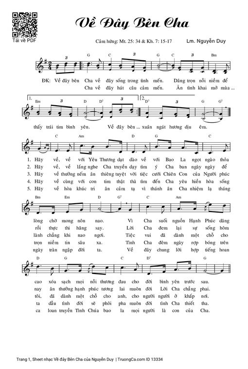 Về đây Bên Cha