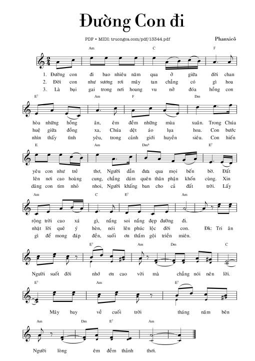 Đường Con đi - Phanxicô