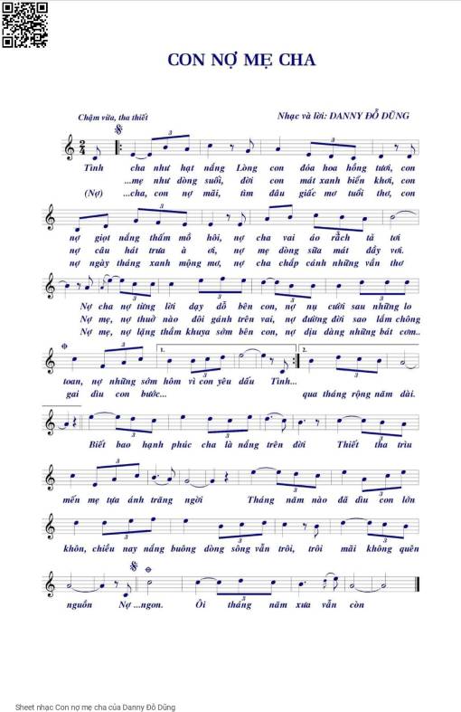 Con nợ mẹ cha - Danny Đỗ Dũng