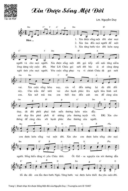 Xin được Sống Một đời