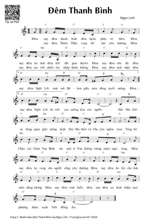 đêm Thanh Bình - Ngọc Linh