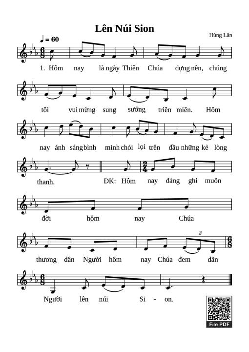 Lên Núi Sion - Hùng Lân