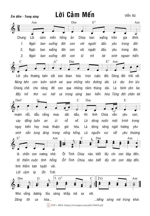 Lời Cảm Mến - Viễn Xứ