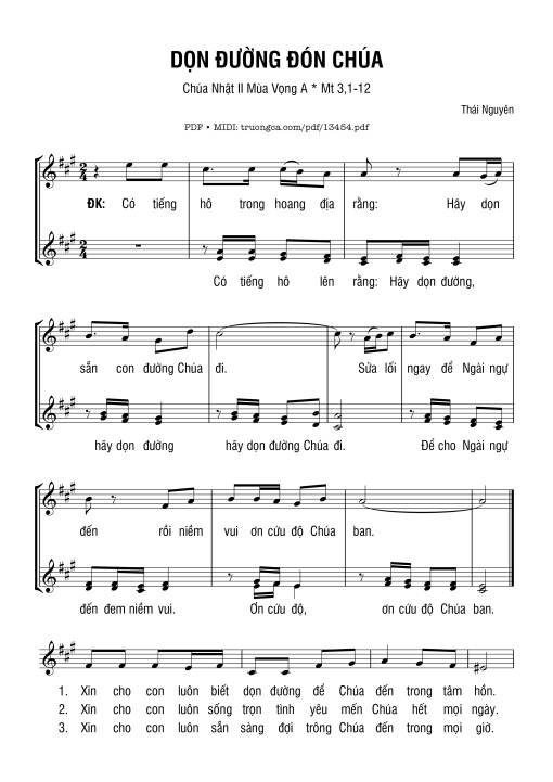 Dọn đường đón Chúa