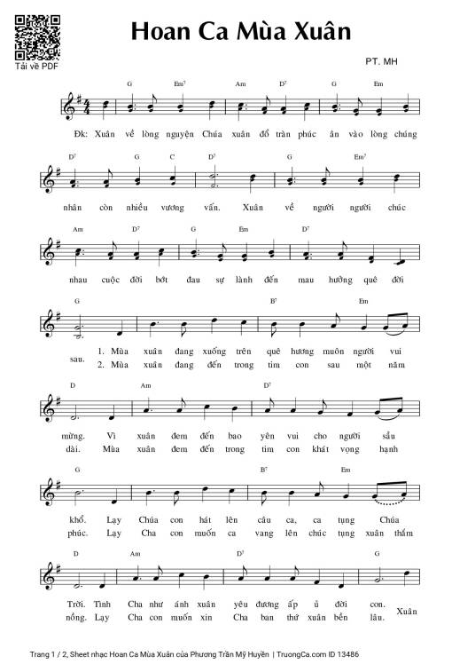 Hoan Ca Mùa Xuân - Phương Trần Mỹ Huyền