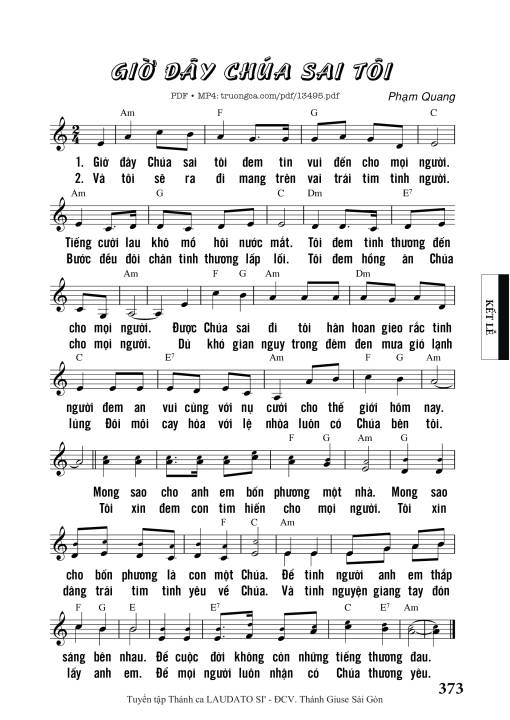 Giờ đây Chúa Sai Tôi