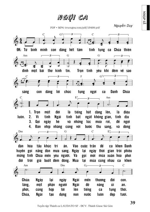 Ngợi Ca - Nguyễn Duy