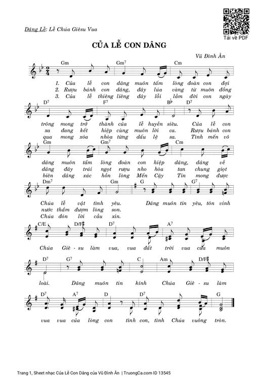 Của Lễ Con Dâng