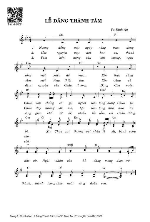 Lễ Dâng Thành Tâm