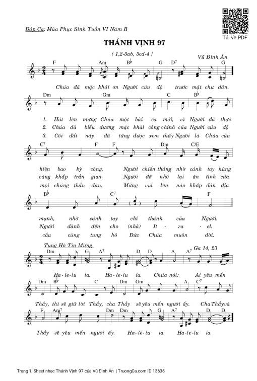 Thánh Vịnh 97 - Vũ Đình Ân