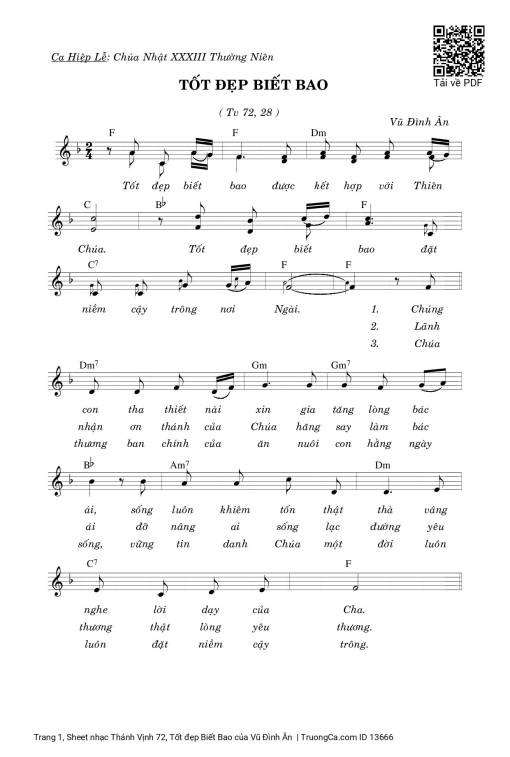 Thánh Vịnh 72, Tốt đẹp Biết Bao