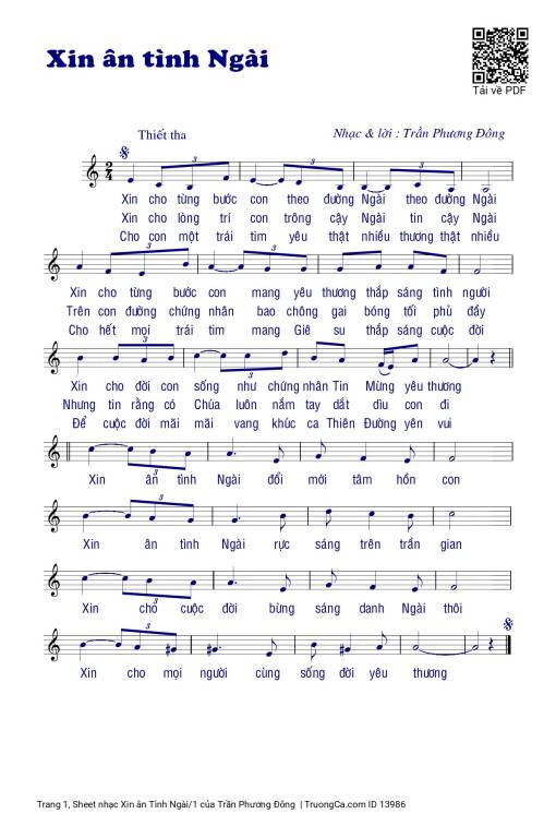 Xin ân Tình Ngài/1