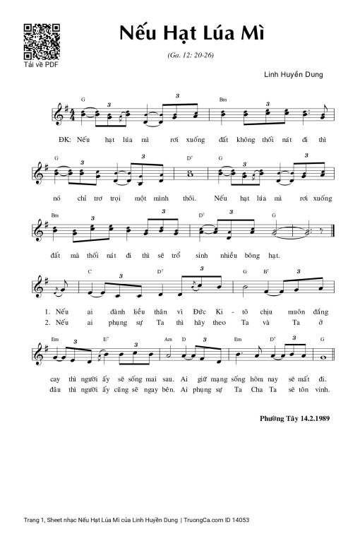 Nếu Hạt Lúa Mì