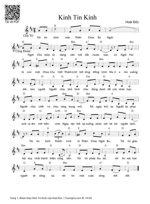 Kinh Tin Kính - Hoài Đức