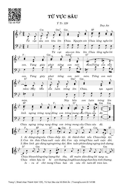 Thánh Vịnh 129) , Từ Vực Sâu