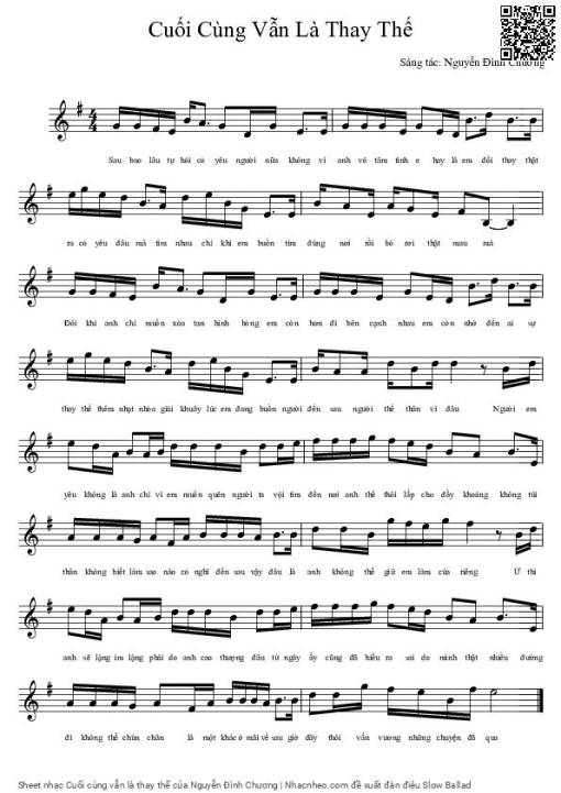 Cuối cùng vẫn là thay thế