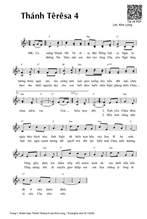 Thánh Têrêsa/4 - Kim Long