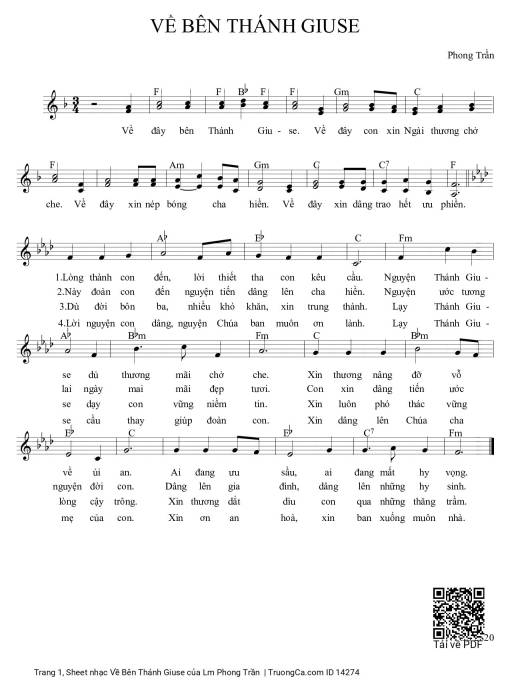 Về Bên Thánh Giuse