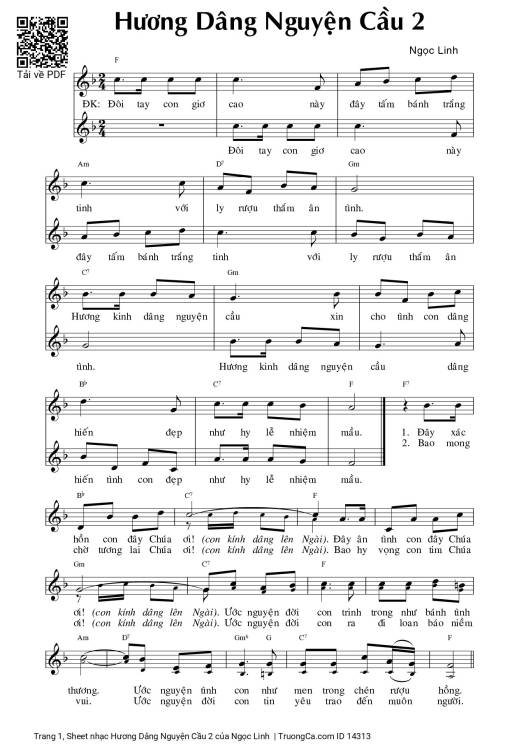 Hương Dâng Nguyện Cầu 2