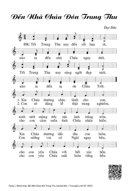 đến Nhà Chúa đón Trung Thu