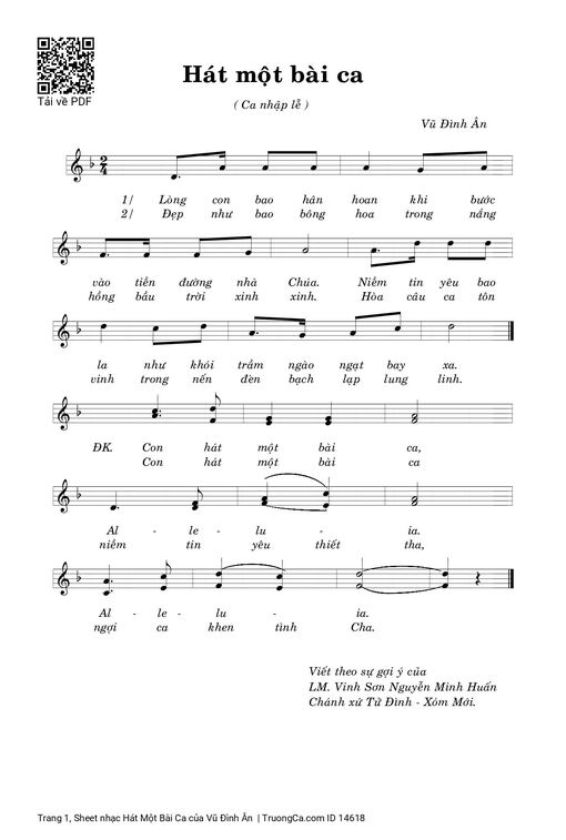 Hát Một Bài Ca