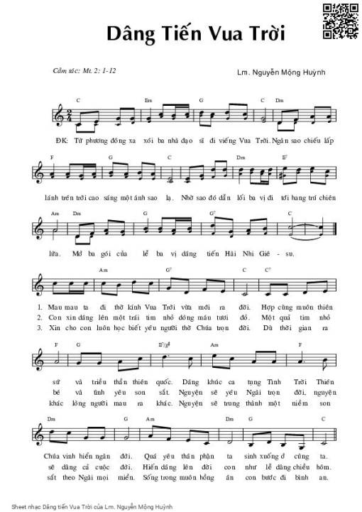 Dâng tiến Vua Trời