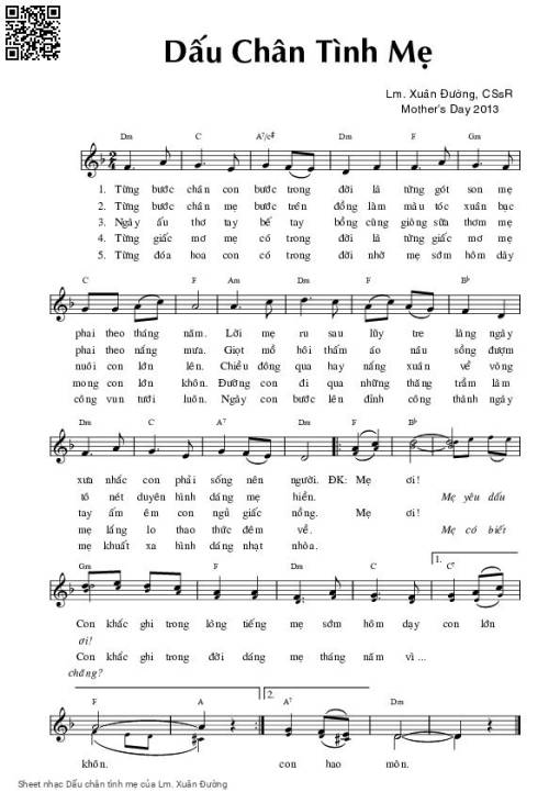 Dấu chân tình mẹ