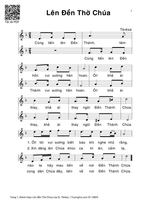 Lên đền Thờ Chúa