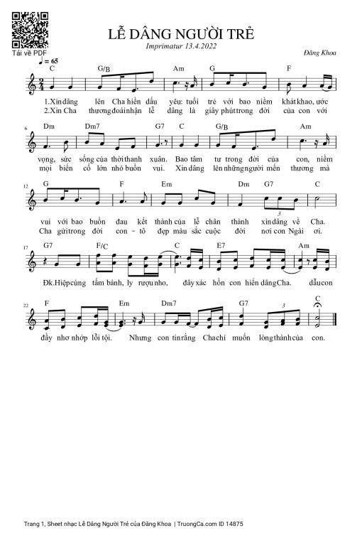 Lễ Dâng Người Trẻ