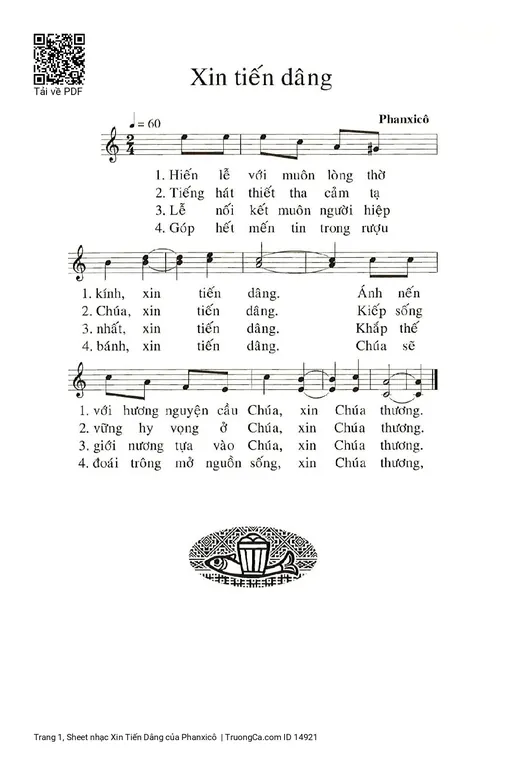 Xin Tiến Dâng - Phanxicô