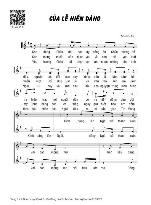 Của Lễ Hiến Dâng