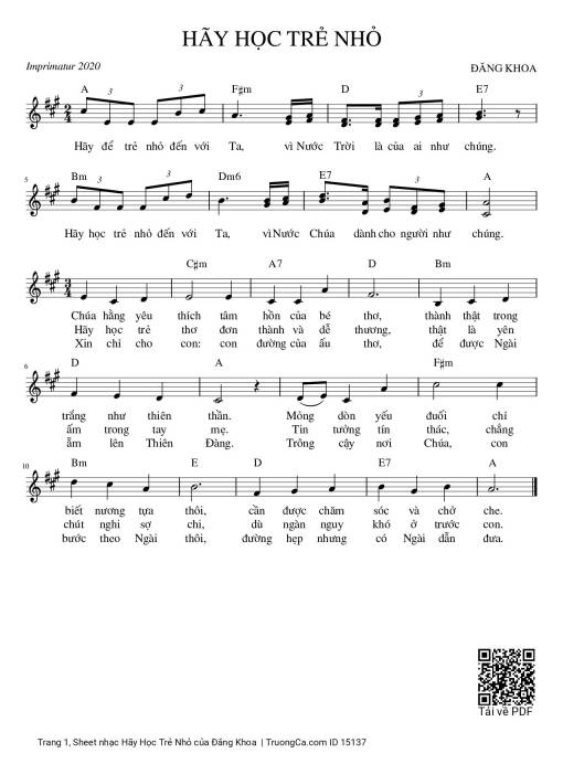 Hãy Học Trẻ Nhỏ