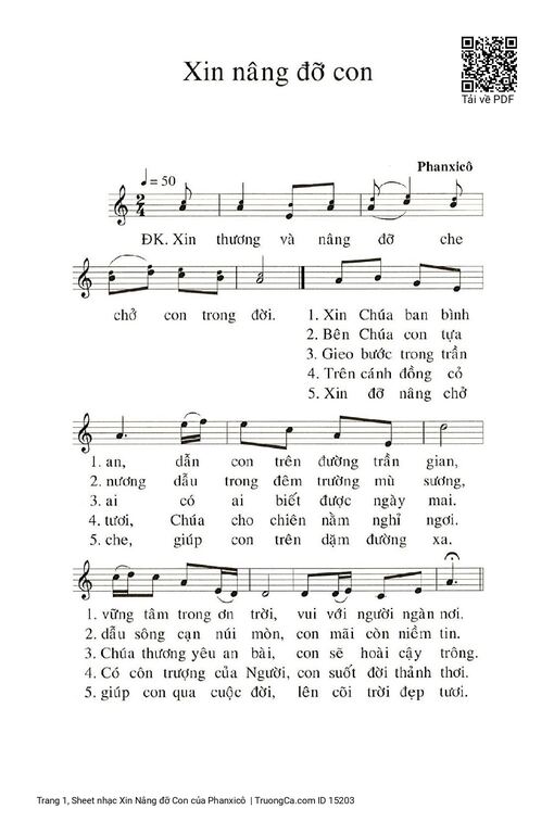 Xin Nâng đỡ Con