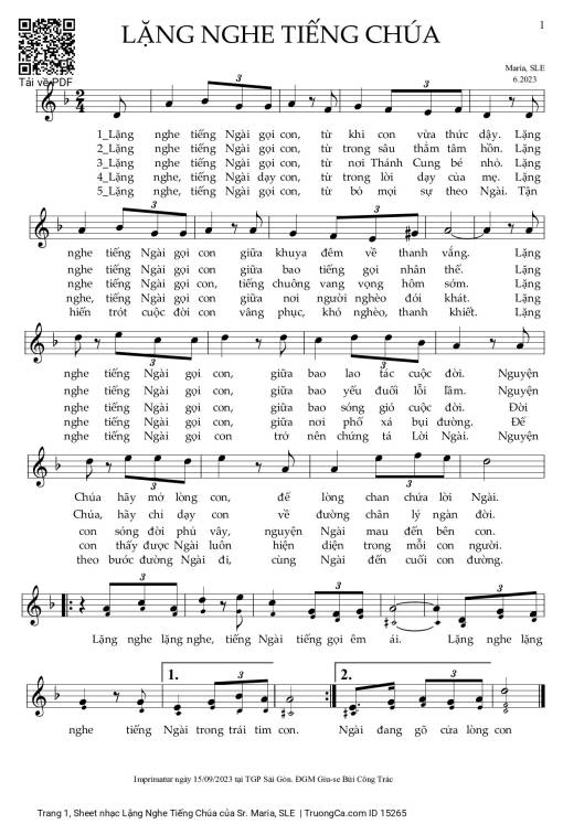 Lặng Nghe Tiếng Chúa