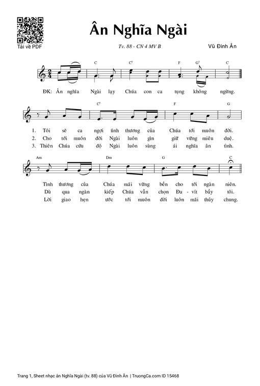 ân Nghĩa Ngài (tv. 88)