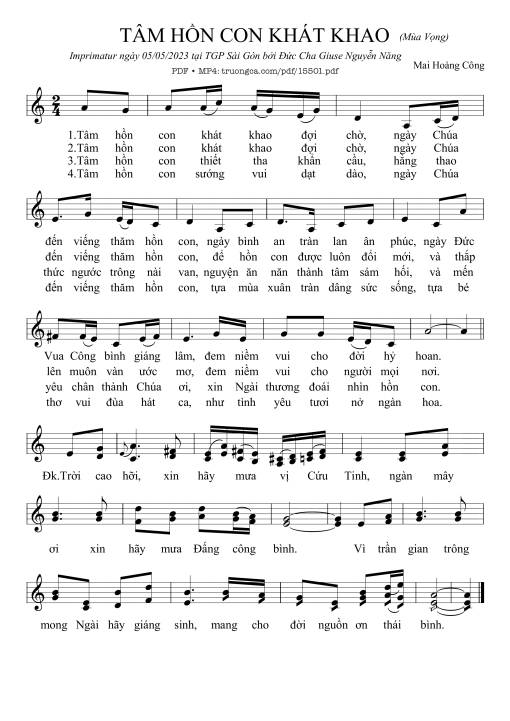 Tâm Hồn Con Khát Khao