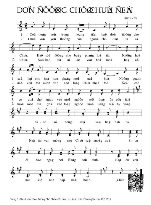 Dọn đường Chờ Chúa đến