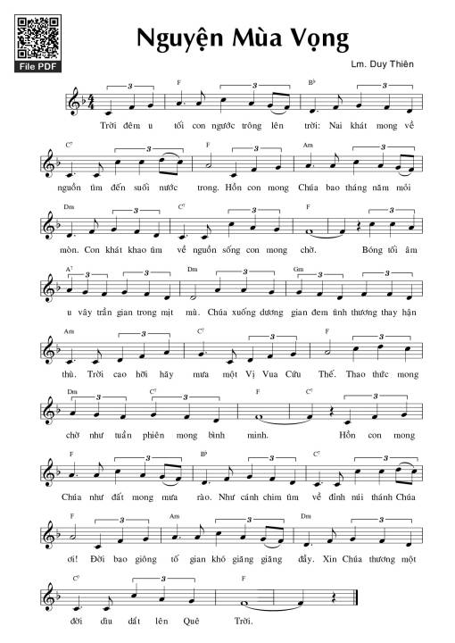 Nguyện Mùa Vọng