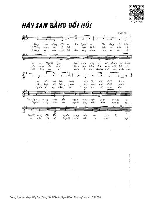 Hãy San Bằng đồi Núi