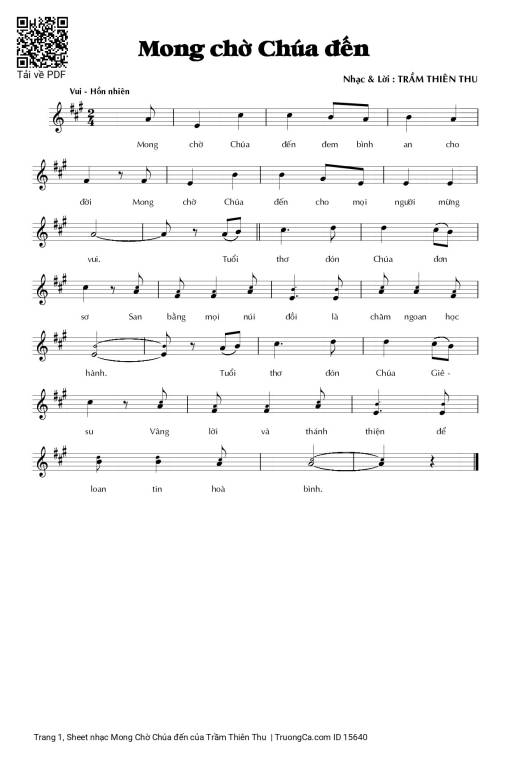 Mong Chờ Chúa đến