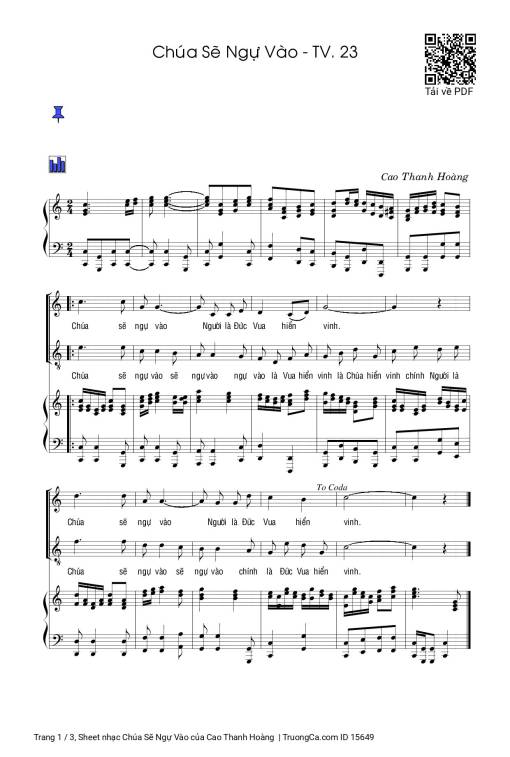 Chúa Sẽ Ngự Vào