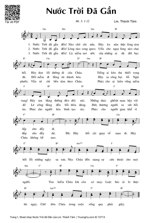 Nước Trời đã Gần