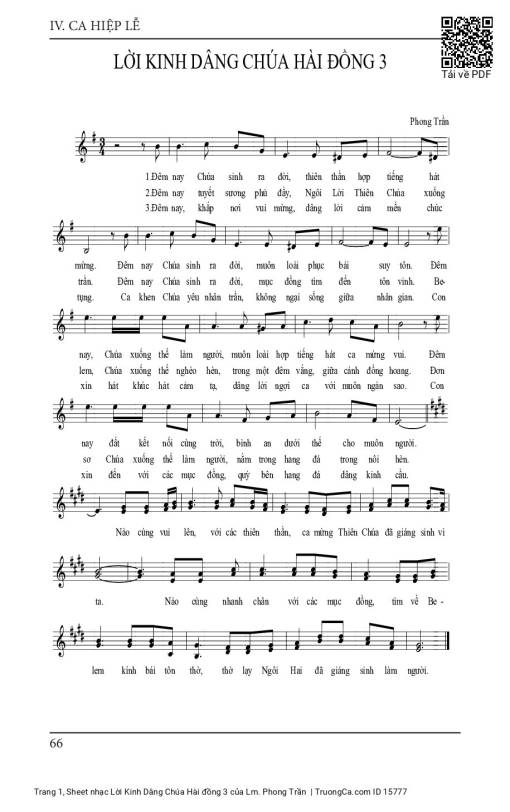 Lời Kinh Dâng Chúa Hài đồng 3