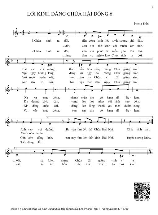 Lời Kinh Dâng Chúa Hài đồng 6