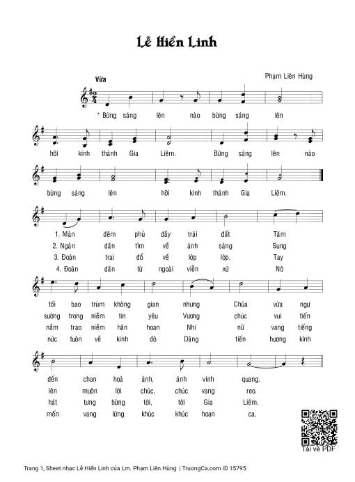 Lễ Hiển Linh - Lm. Phạm Liên Hùng